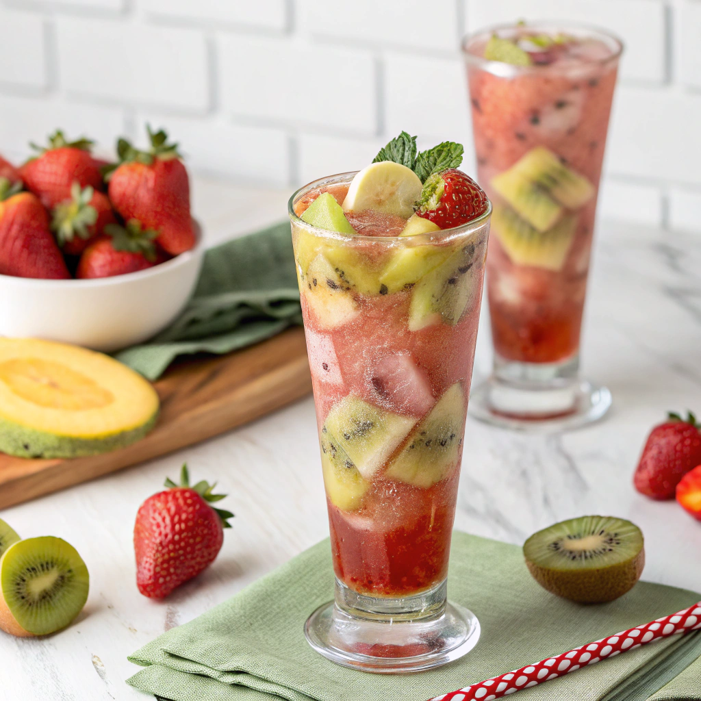 Cocktail Fraise Kiwi Banane