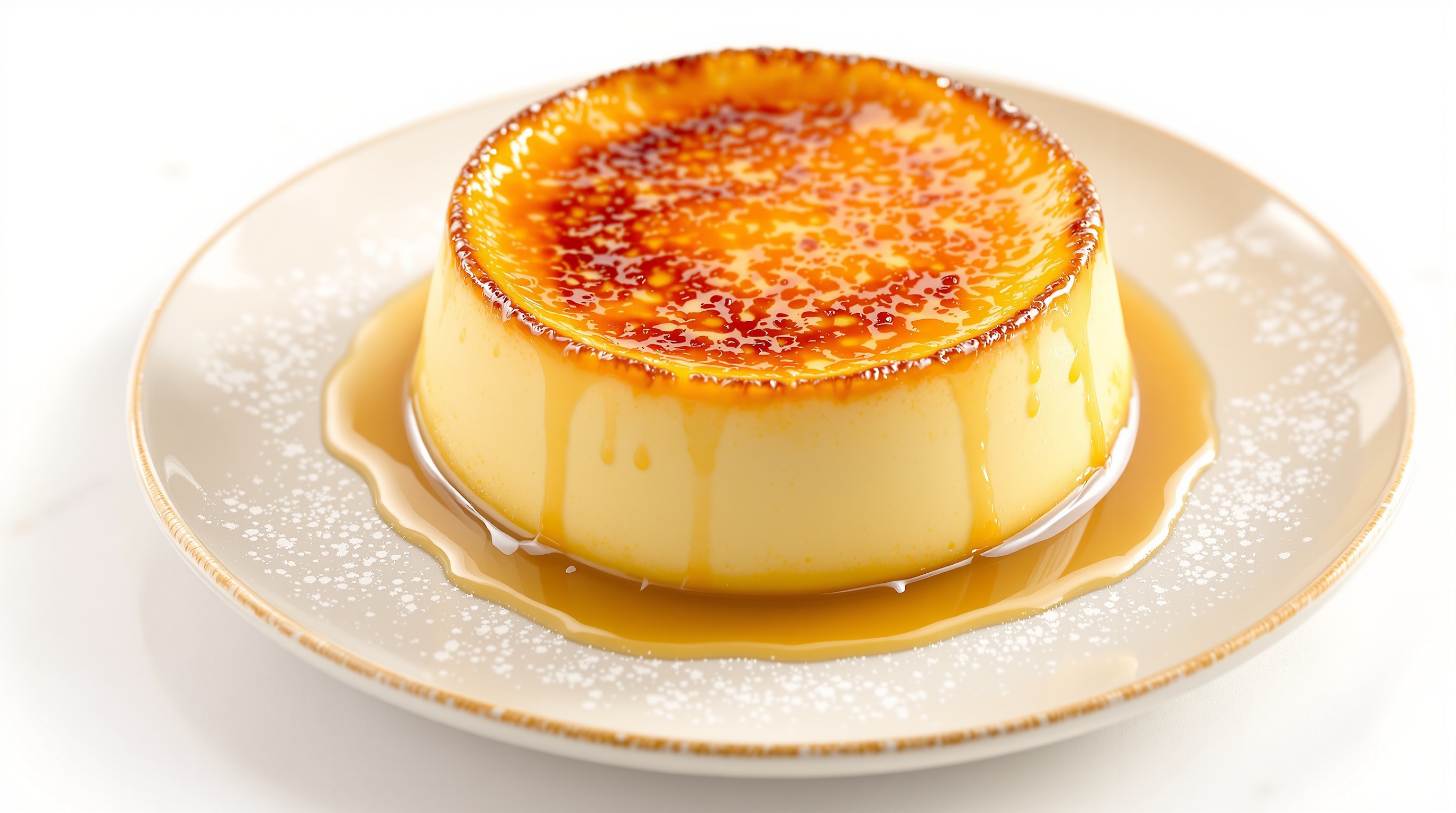 Crème brûlée à la vanille